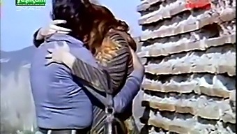 Steamy Turkish Couple'S Passionate Kissing And Breast Play