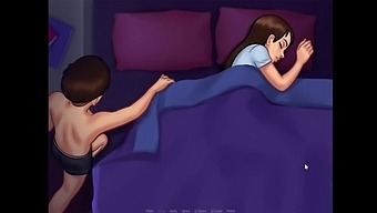 Laser Button Action: Teen Big Tits Jenny Gets Fucked In Her Own Bed