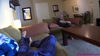 Stepmom And Stepson Engage In Sensual Nursing Session