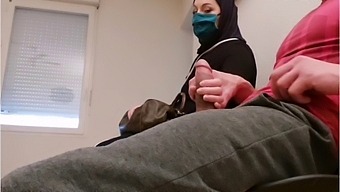 Deceptive Physician Installs A Covert Camera In His Consultation Room, Revealing A Promiscuous Muslim Spouse Engaging In An Intimate Encounter With An Unoccupied Male Partner.