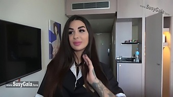 Amateur Milf With Big Tits Gets Rough Sex From Room Service Boy