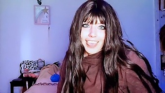 Young Woman Dominates With Large Dildo In Oral Sex Scene