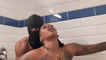 Amateur Teen Gets Anal Pounded In The Shower By Black Hunk!