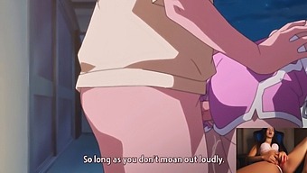 A Mature Man With A Large Member And A Young Woman With Perky Breasts Engage In Sexual Activity, Captured In Animated Hentai With English Subtitles